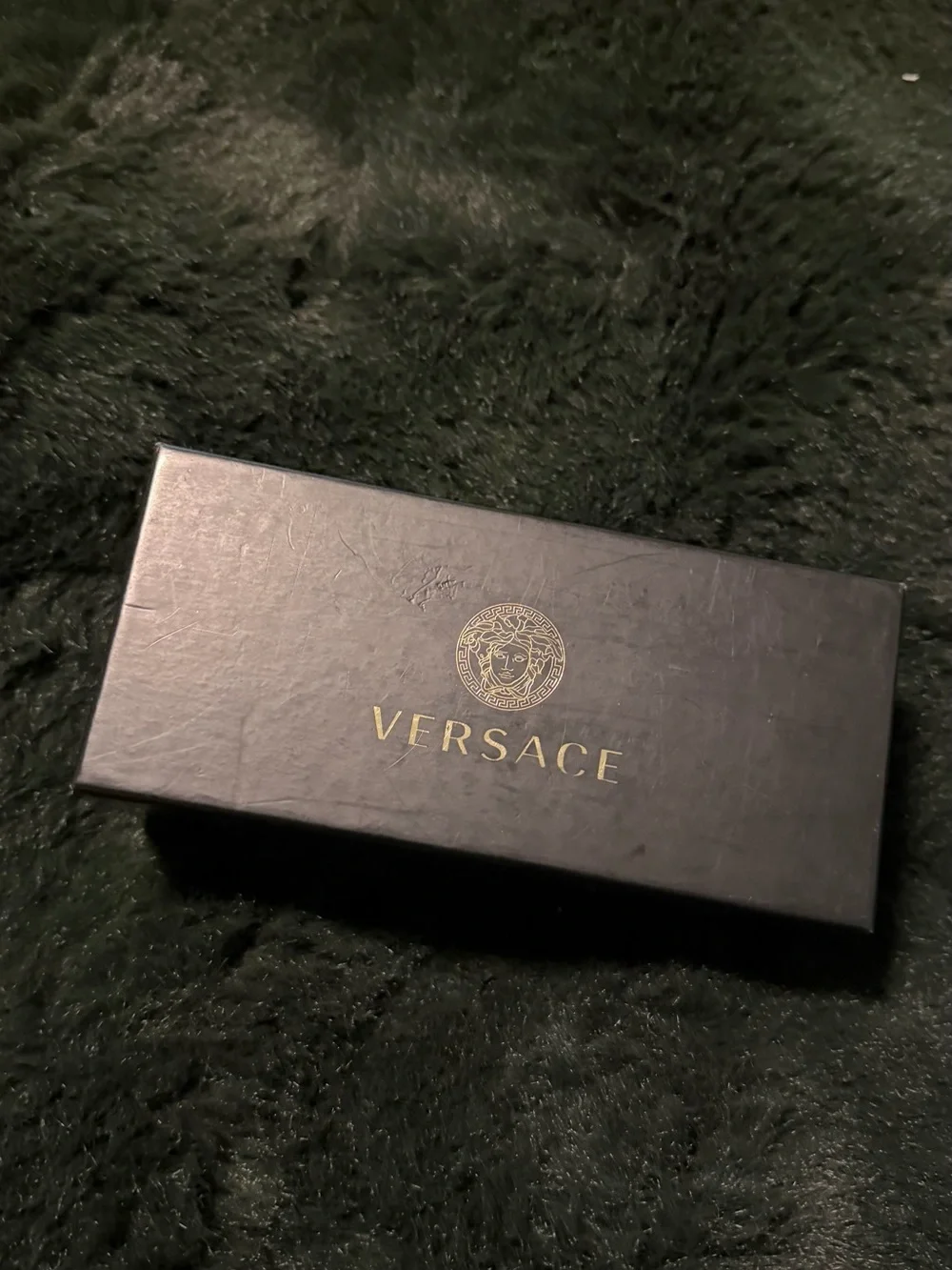 Versace Black Sunglasses Box with Gold Logo